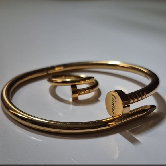Gold Nail Bracelet Set - Picture 1 of 1